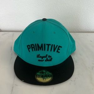 Lightly Used New Era Primitive Fitted Hat 7 3/4